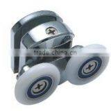 Wooden Plastic Bathroom Privacy Glass Sliding Barn Door Track and Cabin Door Roller thumbnail-3