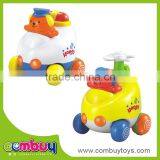 Intelligence Plastic Animal Cartoon Mini Egg Car Friction Happy Kid Toy thumbnail-1