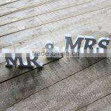 2015 MDF White Wooden Letter,MR&MRS Wooden Letters Wedding Decoration, thumbnail-3