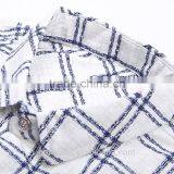 Fashion Mens Casual Shirt 2016 New Style With Plaid Cotton Dress Shirt,short Sleeve Cotton Casual Shirt Design thumbnail-4