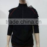 Women's Merino Wool Seamless Sportswear Zip Top for Hiking thumbnail-2