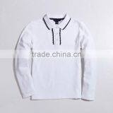 2017 Spring Selling Student Girls' Long Sleeve T-shirt, British Solid Color College Long Sleeve T-shirt thumbnail-5