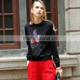Fashion Sweatshirt Embroidery Coat Red for Custom Sweatshirt thumbnail-4