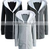 2016 Women's Winter Slim Hooded Coats Fur Collar Cotton Warm Long Coat Jacket Outwear Top thumbnail-2