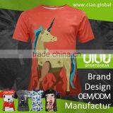 Wholesale Clothing Customized Logo Short Sleeves Fitness T-shirt thumbnail-3