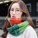 2017 New Year Spring Cute Young Girl Neckchief Knitted Printing Colorful Students Girl Pullover thumbnail-3