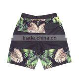 Polyester Sublimation Black Shiny Board Shorts Men thumbnail-3