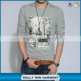 Custom Printing Men Tshirt Manufacturer With Long Sleeve Wholesale thumbnail-1