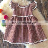 Girls Boho Tassles Cotton Dress Kids Back to School Dress thumbnail-1