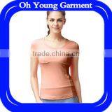 2016 Lady Plain Blank Cheap Promotional 100% Cotton/polyester Jersey Dry Fit t Shirt--10 Years Experience thumbnail-1