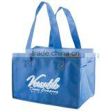 Arctic Tote Cooler Bag - Thermal Insulated, Fits a Standard Can Beverage 6-pack and Comes With Your Logo. thumbnail-2