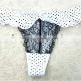 2014 Hot Sale Sexy G-string.sexy Ladies Lingerie .chic Dot Printing Panty