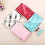 Faux Leather Cover Traveling Planner With Elastic Customizable Logo Person Diary Planner/organzier thumbnail-3