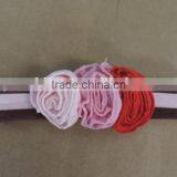 Baby Girl Elastic Fabric Headband Kids Braid Cross Dot Hairband Flower Knot Solid Craft Children Boutique Headband thumbnail-3