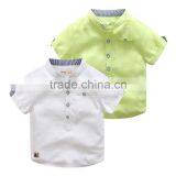 Bulk Price Children Clothes Wholesale Kids Wear Shirts Cotton Linen thumbnail-1