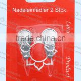 Sewing Tools Type Aluminum Needle Threader In Blister Card Needle Threader