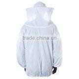 Hot Sale High Quality Protective Bee Keeping Jacket Veil Suit Smock Equipment+1 Pair Beekeeping Long Sleeve Gloves thumbnail-3