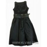 Black Simple Design Women Sleeveless Party Dress thumbnail-2