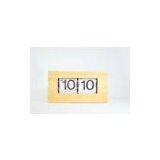 Wooden Flip Down Clock