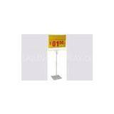 Stainless Steel Pop Poster Stand , Supermarket Free Standing Sign Display Holder thumbnail-1