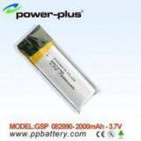 Lithium Polymer Batteries Chargers for Toys, RC Model 082890 2000mAh/3.7v thumbnail-1