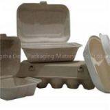 Waterproof Oil-proof 100% Degradable Environmental Molded Pulp Meal Boxes thumbnail-1