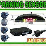 LED Car Reverse Parking Sensor With Waterproof Connector Rear 4 Sensors thumbnail-4