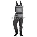 2017 newest breathable chest waders/fishing waders/suspender trousers