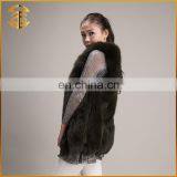 Wholesale Winter Coat Fox Jacket Sleeveless Fashion Real Fur Vest thumbnail-3