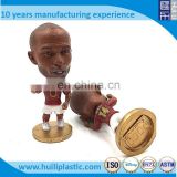 Custom sports plastic figure, OEM sports plastic player figure,Making plastic miniature soccer player figure