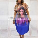 Wholesale Short Sleeve Dresses Digital Print Kaftan For Women Casual Dresses thumbnail-2
