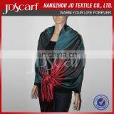 Birthday Party Dresses JDS-131# Elegant Luster and Soft Silk Hijab thumbnail-2