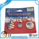China wholesale blank button badge retractable badge holder