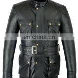 Top Quality Genuine Cow Hide Super Soft Leather Motorcycle Jacket thumbnail-2