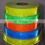 Reflective PVC sew on tape multicolour PVC material