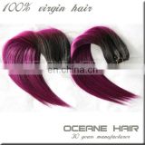 2014 fashional new style fusion extension ombre color hair extensions