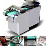 Vegetable Cutting Machine For Industrial Use Leeks, Strip Single Phase