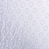 Keqiao Cotton Fabric for Dresses Embroidered White Cotton thumbnail-2