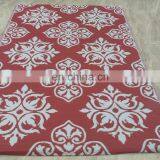 Patio Rug Outdoor Rug pp Plastic Floral Carpet