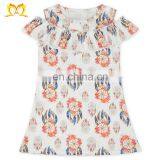 Новый дизайн детской платья для девочек с принтом кактуса и вырезом на плечах thumbnail-3