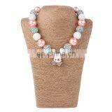 Girl Pink Pumpkin Necklace Kids Halloween Diamond Charms Pendants Jewelry Accessories thumbnail-5