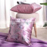 Premium Velvet Watercolour Floral Digital Print Cushion Cover for Home Deco thumbnail-1