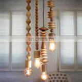 Restaurant Indoor Nordic Wooden Decorative Modern Pendant Lamp Chandelier Lighting thumbnail-4