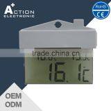 Wholesale Various Colors & Designs Available Digital Wall Clock Thermometer thumbnail-1