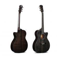 LS-130TBK Acoustic Guitar Black Color 40 Inch Guitar Factory Wholesale OEM High Quality Guitar With Cheap Price thumbnail-2