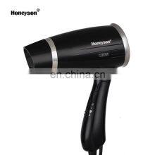Hotel Appliances Folding 1200W Black or White Hairdryer 220V for Guest Room thumbnail-1