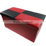 Modern Print Foldable Storage Ottoman Bench thumbnail-1