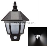 Solar Powered Security PIR Motion Sensor Detector Activated Light for Patio Deck Yard Garden Home Driveway Stairs.
