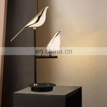 New Listed Decoration Aluminum Black Gold Acrylic Iron Reading Room Indoor Modern LED Table Lamp thumbnail-1