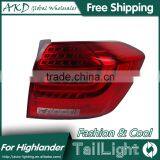 AKD Car Styling Tall Lamp for Highlander DRL New Highlander LED DRL 2016 Highlander LED Tail Light Good Quality LED Fog Lamp thumbnail-2